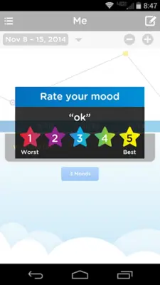 Moodtrack android App screenshot 4