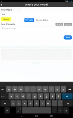 Moodtrack android App screenshot 6